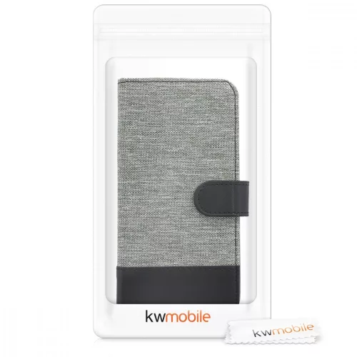Husa LG K10 (2018), Textil, Gri, 44554.22