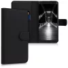 Husa Wiko View Lite, Piele ecologica, Negru, 44578.01