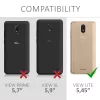 Husa Wiko View Lite, Piele ecologica, Negru, 44578.01