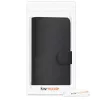Husa Wiko View Lite, Piele ecologica, Negru, 44578.01