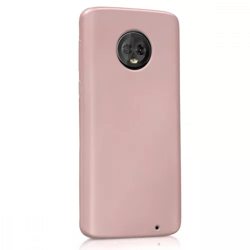 Husa Motorola Moto G6 Plus, Silicon, Roz, 44614.31