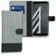 Husa Asus Zenfone 5 Lite, Textil, Gri, 44629.01