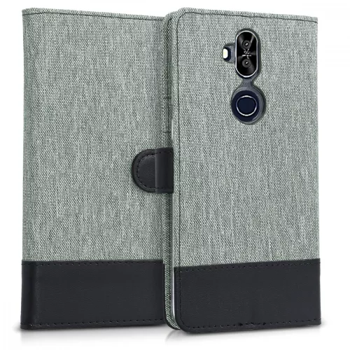 Husa Asus Zenfone 5 Lite, Textil, Gri, 44629.01