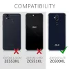 Husa Asus Zenfone 5 Lite, Textil, Gri, 44629.01