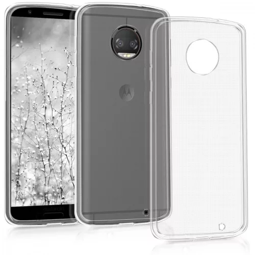 Husa Motorola Moto G6 Plus, Silicon, Transparent, 44609.03