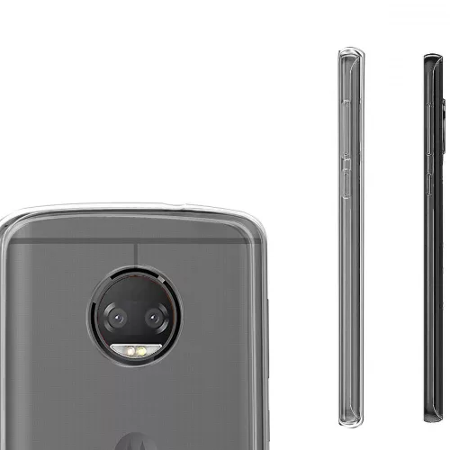 Husa Motorola Moto G6 Plus, Silicon, Transparent, 44609.03