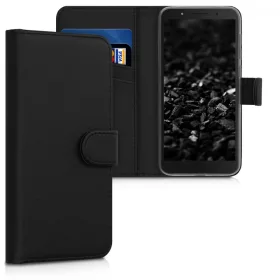 Husa Alcatel 1C, Piele ecologica, Negru, 44642.01