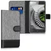 Husa ZTE Blade L7, Textil, Gri, 43442.25