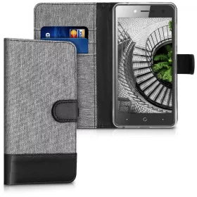 Husa ZTE Blade L7, Textil, Gri, 43442.25
