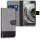 Husa ZTE Blade L7, Textil, Gri, 43442.25