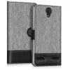 Husa ZTE Blade L7, Textil, Gri, 43442.25