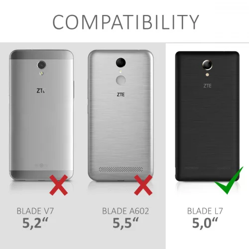 Husa ZTE Blade L7, Textil, Gri, 43442.25