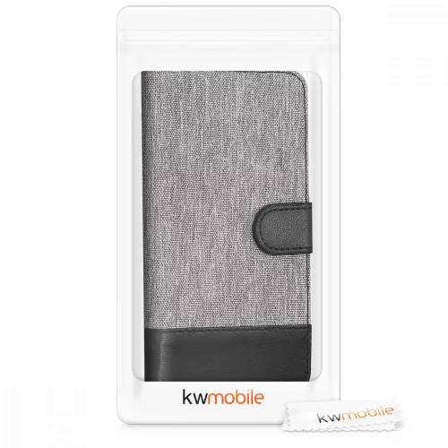 Husa ZTE Blade L7, Textil, Gri, 43442.25