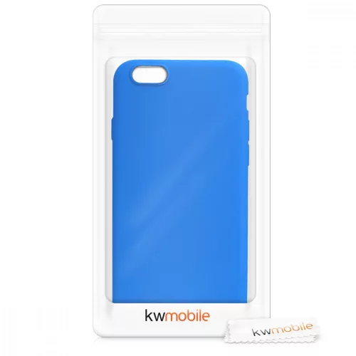 Husa Apple iPhone 6 / iPhone 6s, Silicon, Albastru, 43410.104