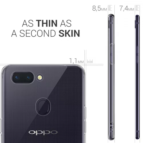Husa OPPO R15, Silicon, Transparent, 44770.03