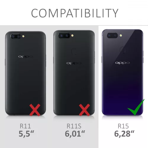 Husa OPPO R15, Silicon, Transparent, 44770.03