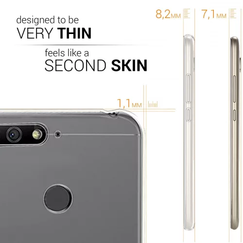 Husa Huawei Honor 7A, Silicon, Transparent, 44825.03