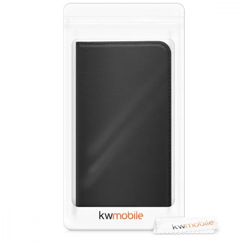 Husa Huawei Honor 7A, Piele ecologica, Negru, 44826.01