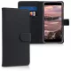 Husa Wiko Lenny 5, Piele ecologica, Negru, 44844.01