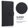 Husa Wiko Lenny 5, Piele ecologica, Negru, 44844.01