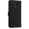 Husa Wiko Lenny 5, Piele ecologica, Negru, 44844.01
