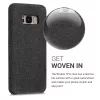 Husa Samsung Galaxy S8, Textil, Gri, 43487.19