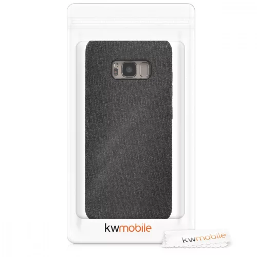 Husa Samsung Galaxy S8, Textil, Gri, 43487.19