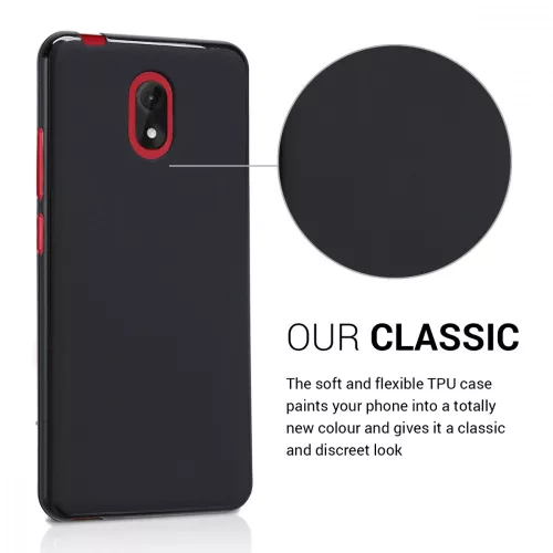 Husa Wiko Lenny 5, Silicon, Negru, 44843.47