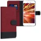 Husa Huawei P9 Lite (2017), Textil, Rosu, 40893.04