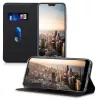 Husa Huawei Honor 10, Piele ecologica, Negru, 44885.01
