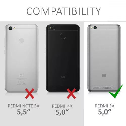 Husa Xiaomi Redmi 5A, Textil, Rosu, 43842.20