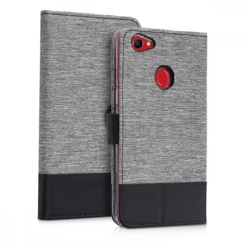 Husa OPPO F7, Textil, Gri, 44999.01