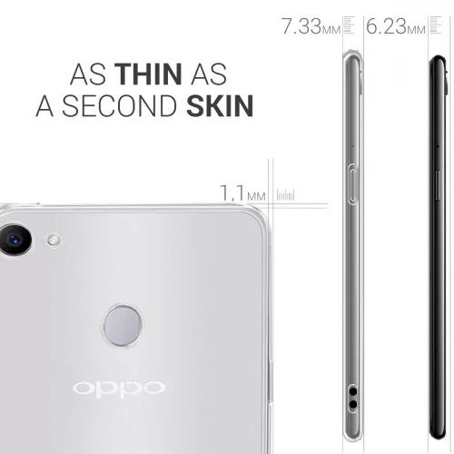 Husa OPPO F7, Silicon, Transparent, 44998.03