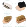 Set 6 perii Navaris pentru pantofi, maro, 45119.01