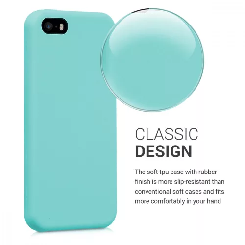 Husa Apple iPhone 5 / iPhone 5s / iPhone SE, Silicon, Verde, 42766.71