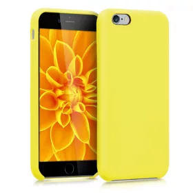 Husa Apple iPhone 6 / iPhone 6s, Silicon, Galben, 40223.75