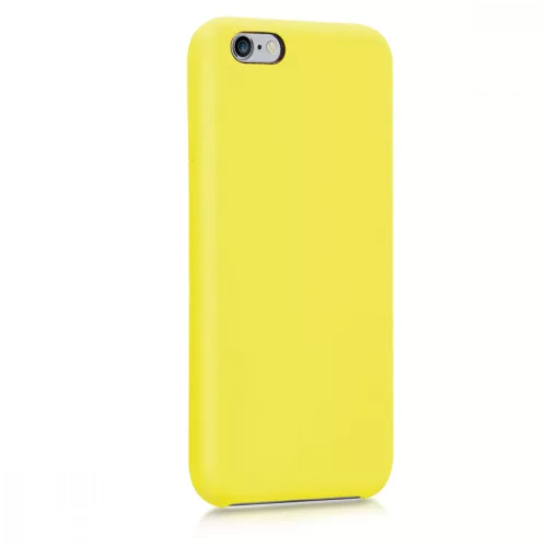 Husa Apple iPhone 6 / iPhone 6s, Silicon, Galben, 40223.75
