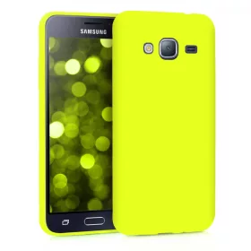 Husa Samsung Galaxy J3 (2016), Silicon, Galben, 45181.75