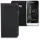 Husa Samsung Galaxy J3 (2016), Piele ecologica, Negru, 45157.01