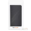 Husa Samsung Galaxy J3 (2016), Piele ecologica, Negru, 45157.01
