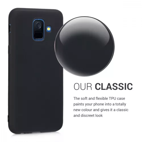 Husa Samsung Galaxy A6 (2018), Silicon, Negru, 45247.47