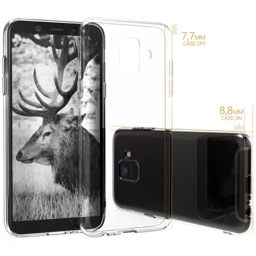 Husa Samsung Galaxy A6 (2018), Silicon, Transparent, 45246.03