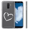Husa Samsung Galaxy A6 Plus, Silicon, Alb, 45261.01