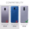 Husa Samsung Galaxy A6 Plus, Silicon, Alb, 45261.01