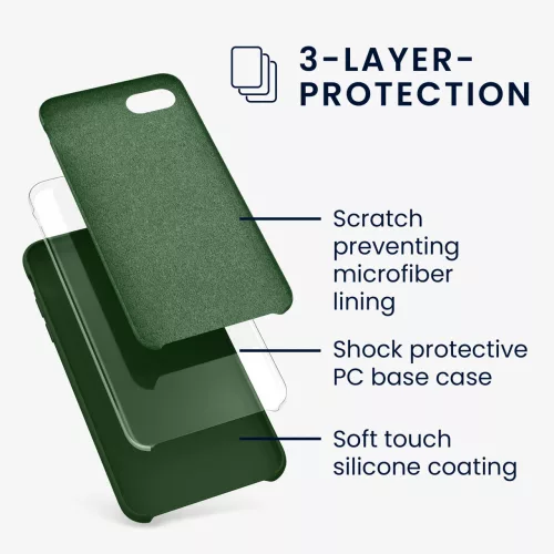 Husa Apple iPhone 8 / iPhone 7 / iPhone SE 2, Silicon, Verde, 40225.80