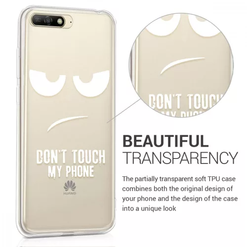 Husa Huawei Y6 (2018), Silicon, Alb, 44877.03
