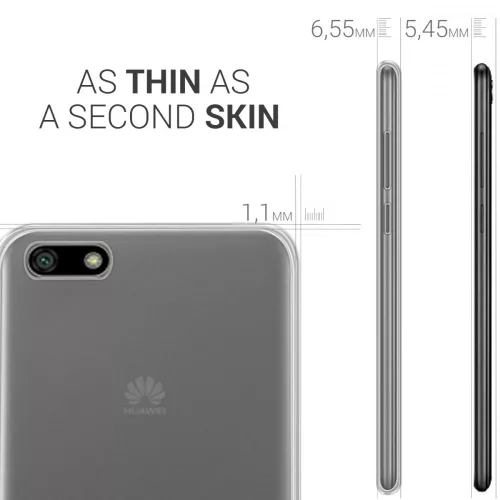 Husa Huawei Y5 (2018) / Y5 Prime (2018), Silicon, Transparent, 45282.03
