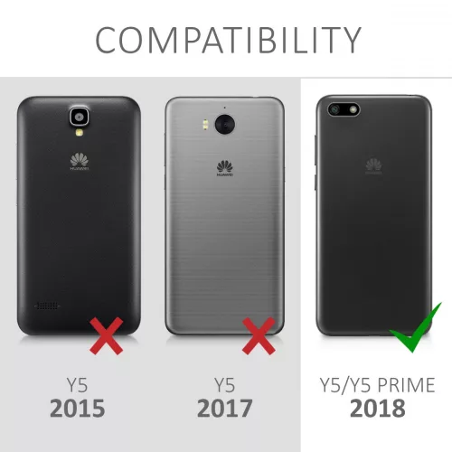Husa Huawei Y5 (2018) / Y5 Prime (2018), Silicon, Transparent, 45282.03