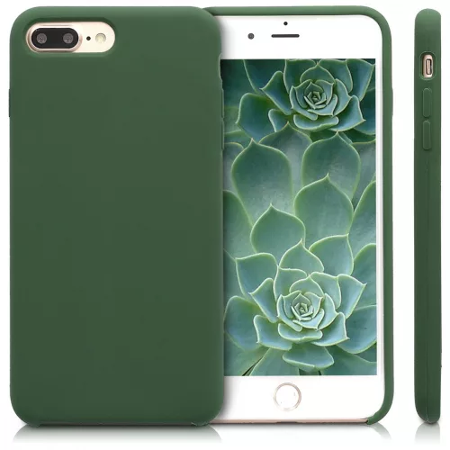 Husa Apple iPhone 8 Plus / iPhone 7 Plus, Silicon, Verde, 40842.80