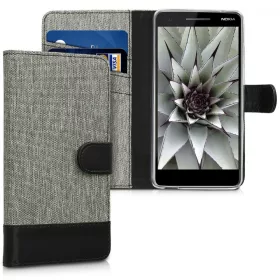 Husa Nokia 2.1 (2018), Textil, Gri, 45388.01